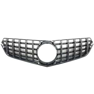 C207 Coupe GTR Front Grille ABS / 2009-2013 (Chrome + Piano Black)