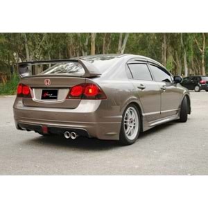Civic FD6 Mugen RR Model Rear Bumper Lip Right Double Output Vacuum Plastic / 2006-2011