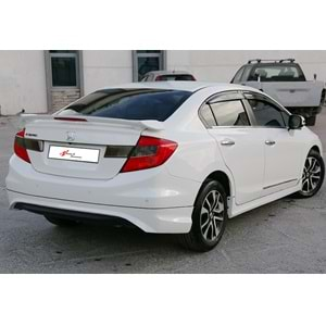 Civic FB7 Modulo Style Rear Bumper Lip Without Output Raw Surface Vacuum Plastic / 2012-2016