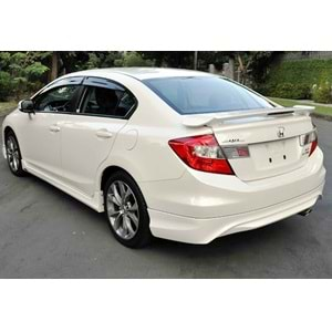 Civic FB7 Modulo Style Rear Bumper Lip Without Output Raw Surface Vacuum Plastic / 2012-2016