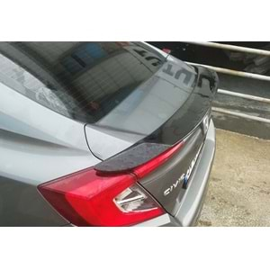 Civic FC5 RS Turbo Style Rear Trunk Spoiler Raw Surface ABS / 2016-2021