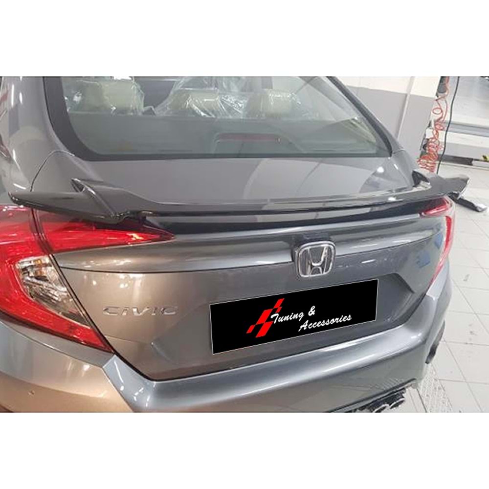 Civic FC5 Rear Trunk WT Spoiler Raw ABS / 2016-2021