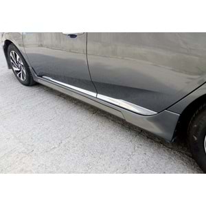 Door Protector, Oem St./wh. Logo, Chrm.-Plating/ABS, 3M Tape, Set