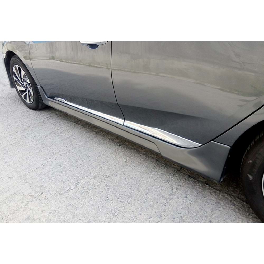 Door Protector, Oem St./wh. Logo, Chrm.-Plating/ABS, 3M Tape, Set