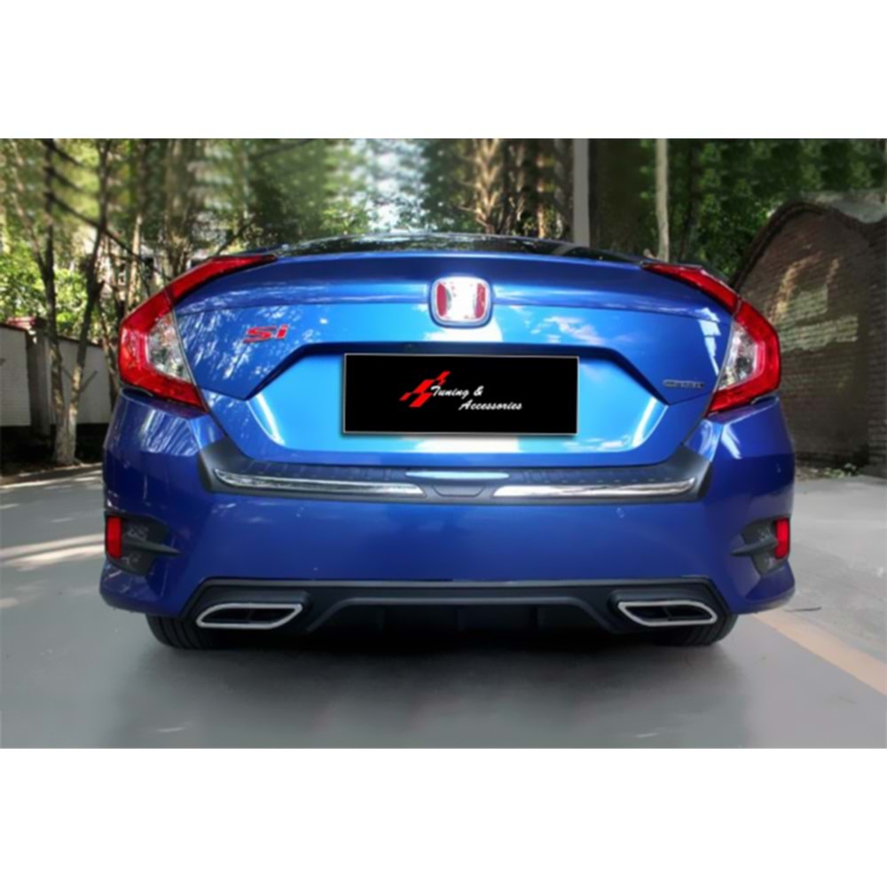 Civic FC5 2016 Diffuser Trend A2 Matte Black ABS