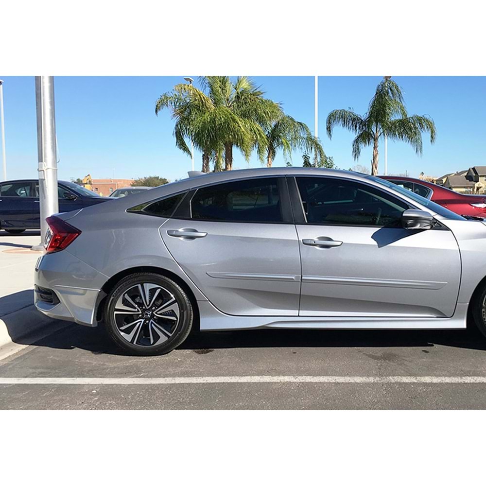 Civic FC5 Modulo Side Skirts Raw Surface Vacuum Plastic / 2016-2021
