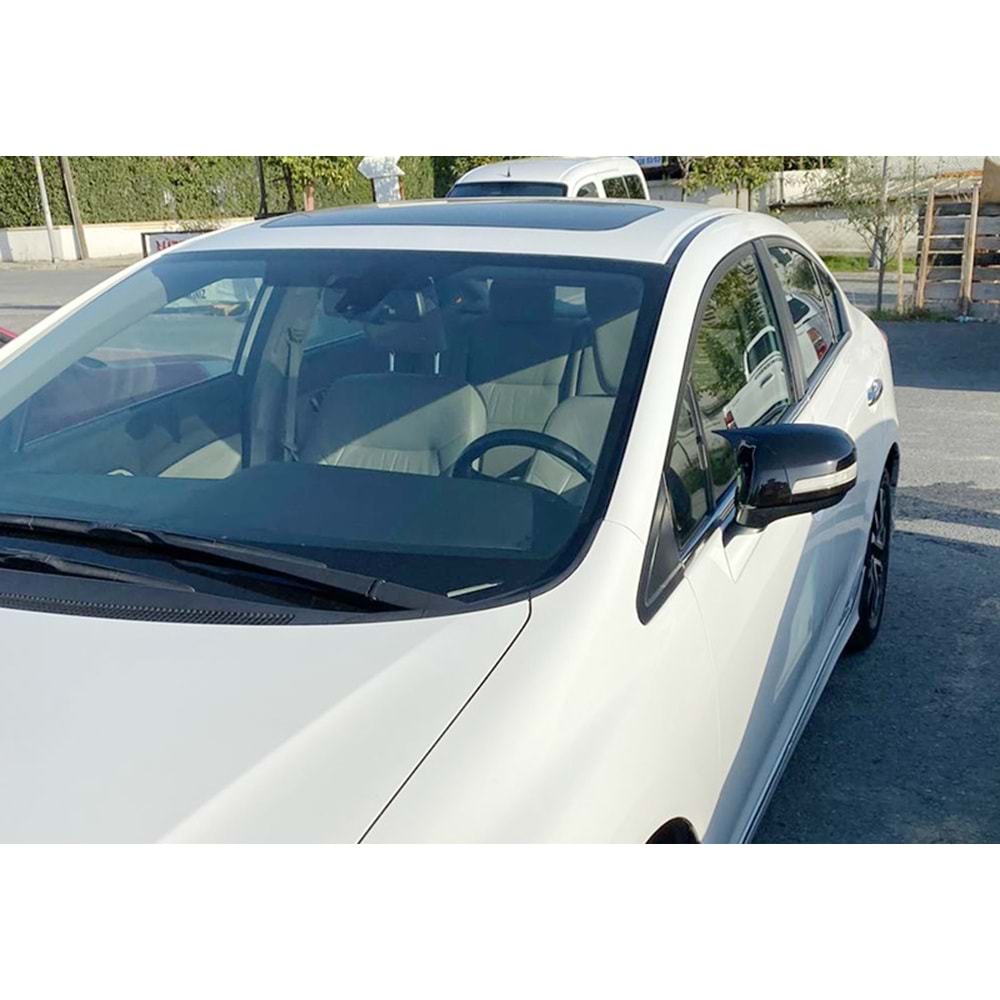 Civic FB7 Batman Mirror Cover Piano Black / 2012-2016