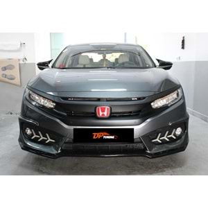 Civic FC5 Batman Mirror Cover Piano Black / 2016 ve Sonrası