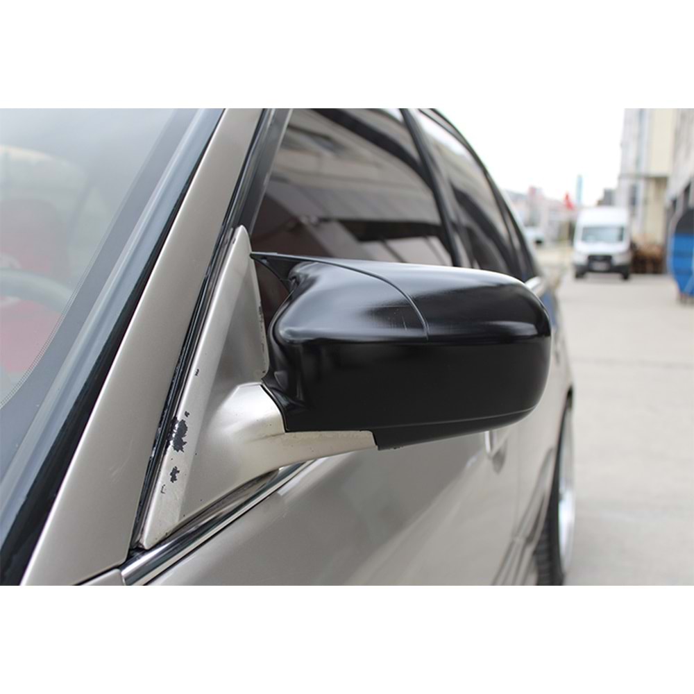 Civic Batman Mirror Cover Piano Black / 2002-2005