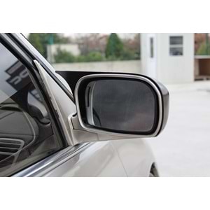 Civic Batman Mirror Cover Piano Black / 2002-2005