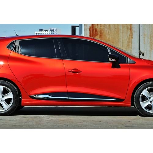 Clio 4 Sport Side Skirts Raw Surface Vacuum Plastic / 2012-2019