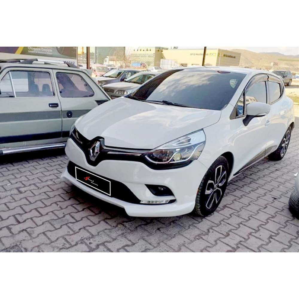 Clio 4 FL Sport Front Lip Raw Vacuum Plastic / 2016-2019