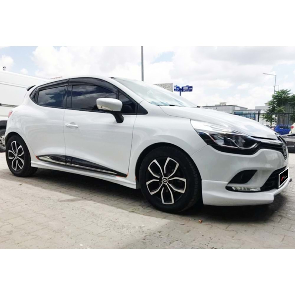 Clio 4 FL Sport Front Lip Raw Vacuum Plastic / 2016-2019