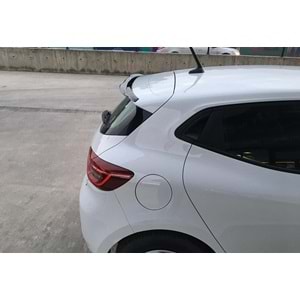Clio 5 Max Rear Cap Spoiler Piano Black Vacuum Plastic / 2019 - up