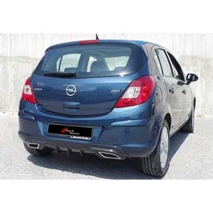 Corsa D Sport Diffuser Piano Black Vacuum Plastic / 2011-2014
