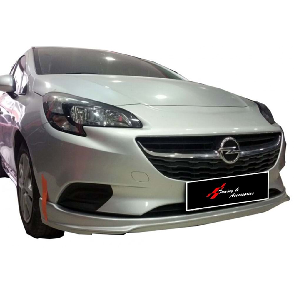 Corsa E Trend Front Lip Raw Vacuum Plastic / 2014-2019
