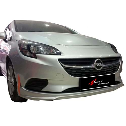 Corsa E Trend Front Lip Raw Vacuum Plastic / 2014-2019