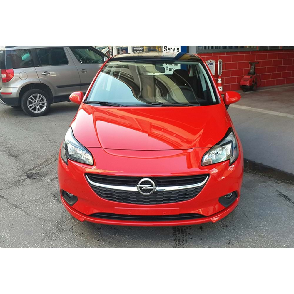 Corsa E Sport Style Front Lip Raw Vacuum Plastic / 2014-2019