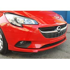 Corsa E Sport Style Front Lip Raw Vacuum Plastic / 2014-2019