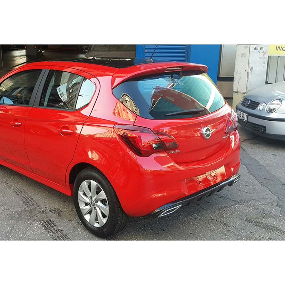 Corsa E Sport Spoiler Raw Surface Vacuum Plastic / 2014-2019