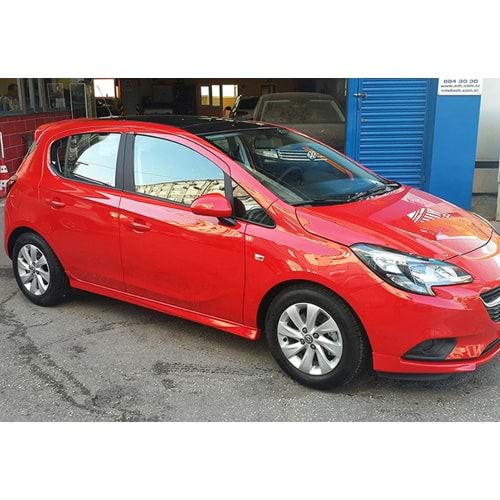 Corsa E Sport Side Skirts Raw Surface Vacuum Plastic / 2014-2019