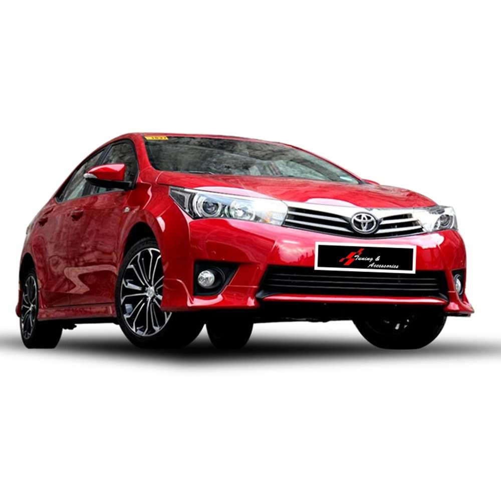 Corolla E170 Twin Front Flap Raw Vacuum Plastic / 2013-2016