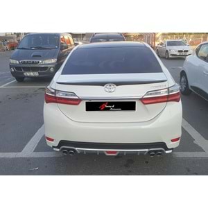Corolla E170 Race B1 Diffuser Matte + Gray ABS / 2013-2018