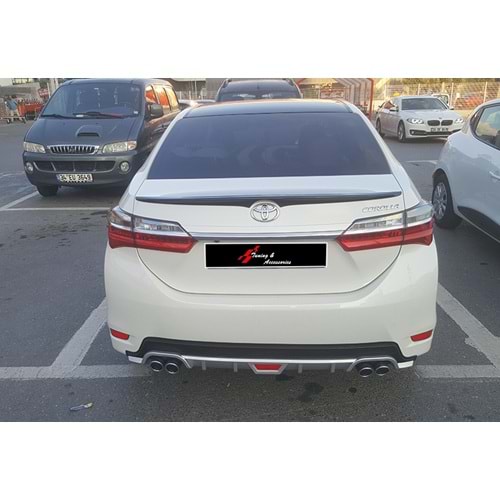 Corolla E170 Race B1 Diffuser Matte + Gray ABS / 2013-2018