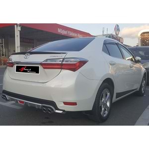 Corolla E170 Race B1 Diffuser Matte + Gray ABS / 2013-2018