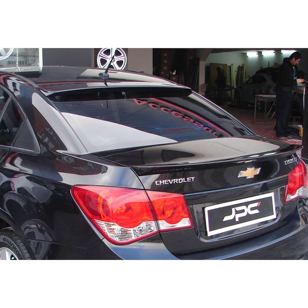 Cruze Sedan Over Glass Sport Spoiler Primer Painted Fiberglass / 2008-2016