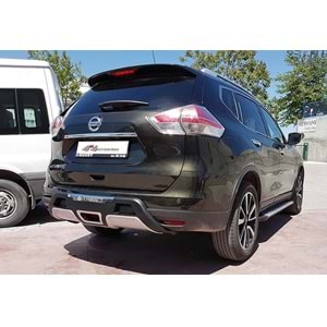 X Trail XT 602 Yazılı Arka Koruma Barı / 2013-2017