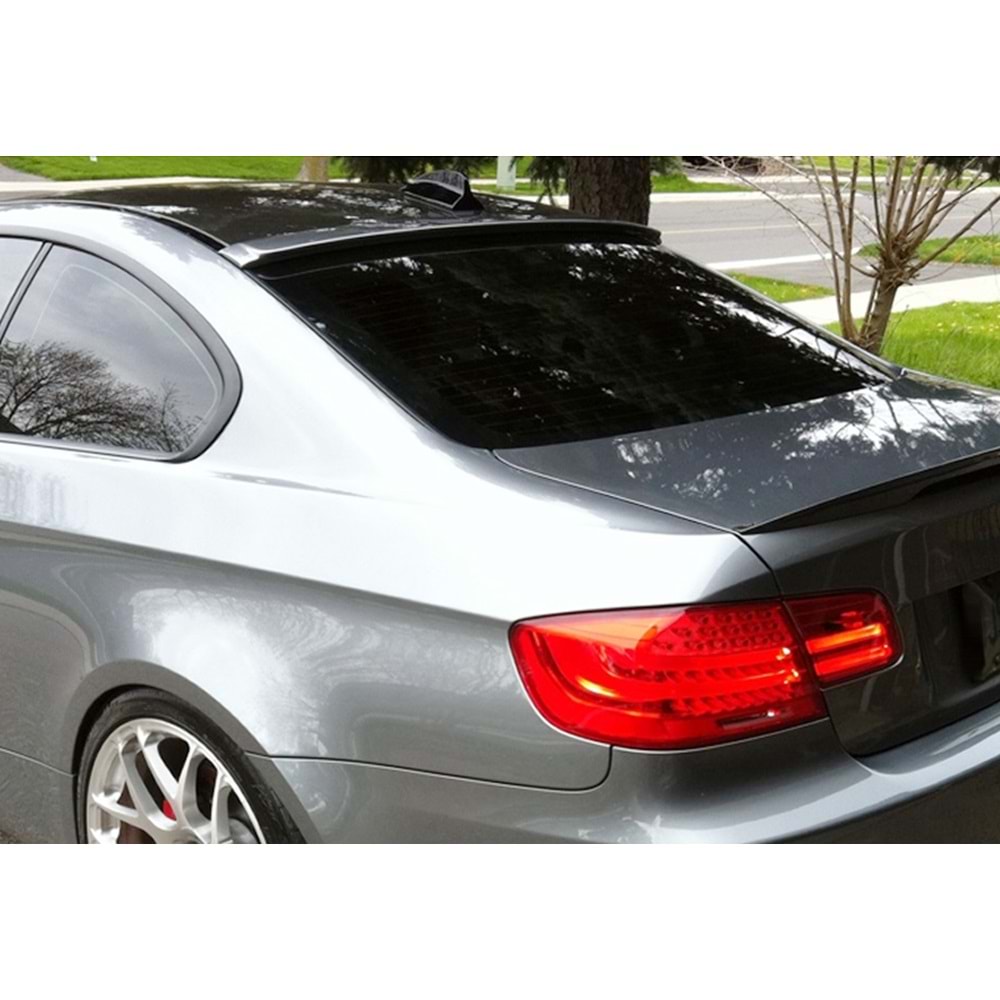 E92 ACS Style Roof Spoiler Piano Black ABS / 2006-2013