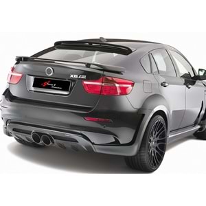 E71 X6 Hamman Style Rear Roof Spoiler Raw Surface ABS / 2008-2014