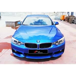 F33 - F34 M4 Batman Mirror Cover Piano Black ABS / 2014-2020