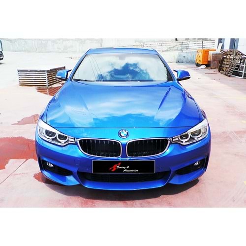 F33 - F34 M4 Batman Mirror Cover Piano Black ABS / 2014-2020