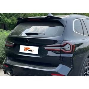 X3 G01 Rear Roof Spoiler Piano Black ABS / 2018 - 2021