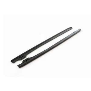 E46 MAX Side Skirt Lower Lip Piano Black Vacuum Plastic / 1997-2006