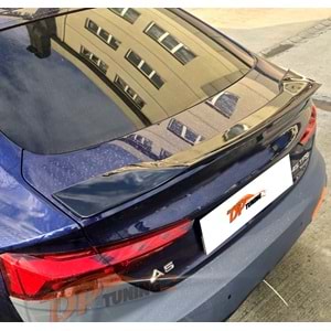 A5 B9 R Style Spoiler Piano Black ABS / 2016-2021