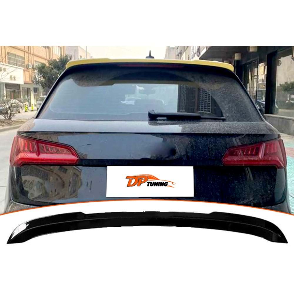 Q5 Rear Roof Spoiler Piano Black ABS / 2017-up