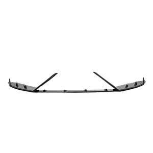 Leon Mk 3 FL Lenz 3 Pieces Front Lip Piano Black Vacuum Plastic / 2017-2020