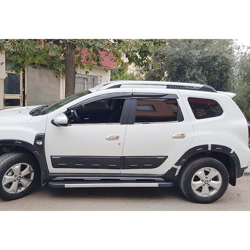 Duster 2 Crosspack Door Cover Matte Black Vacuum Plastic / 2018 After