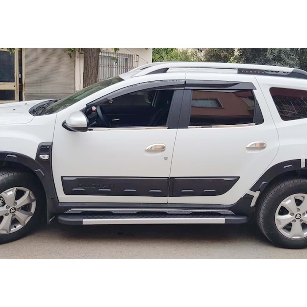 Duster 2 Crosspack Door Cover Matte Black Vacuum Plastic / 2018 After