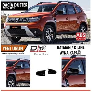 Duster 2 Batman Mirror Cover Piano Black / 2018-up