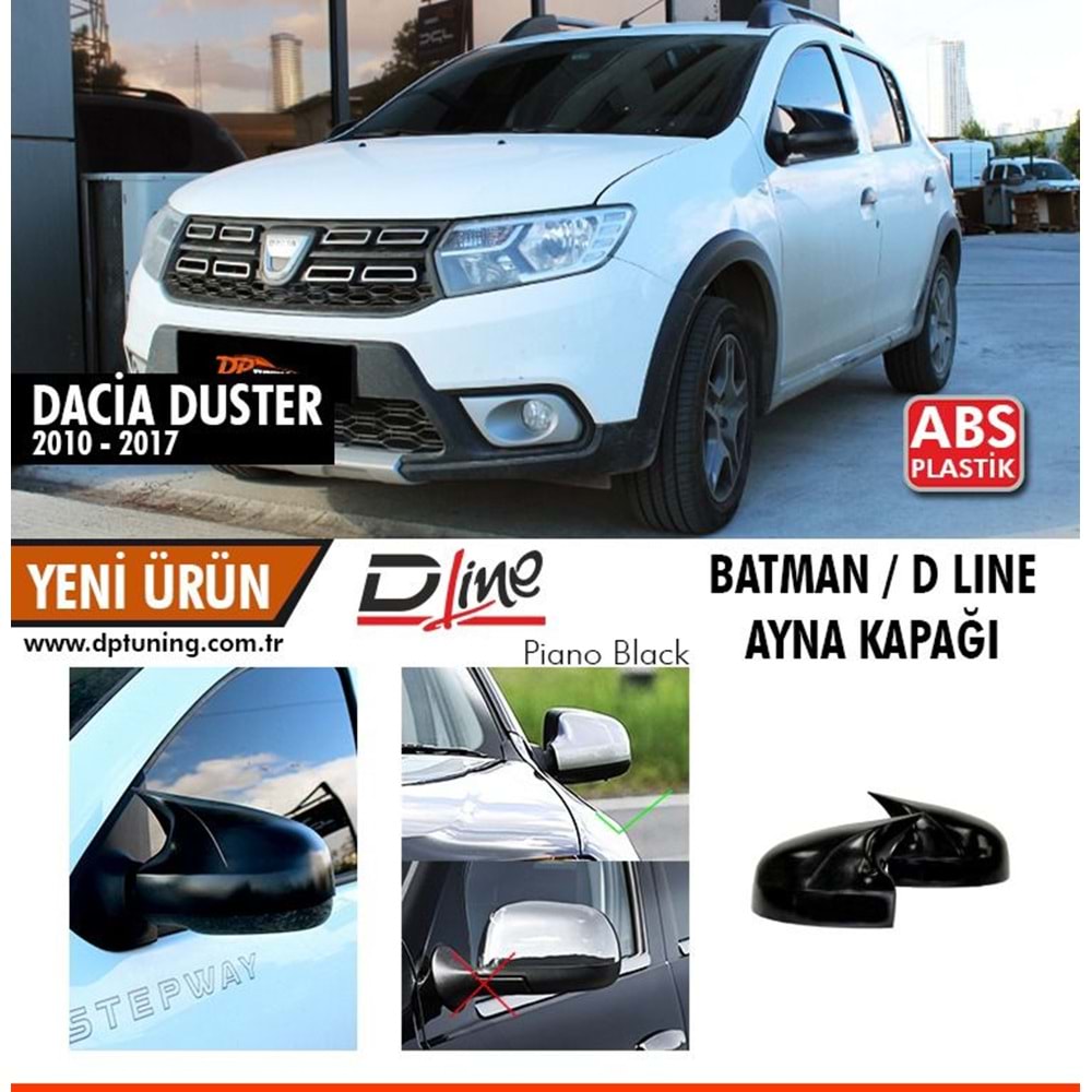 Duster 1.5 Batman Mirror Cover Piano Black / 2010-2017