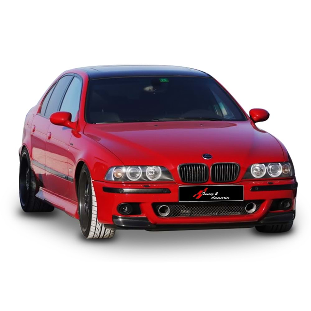 E39 M5 Front Flaps Piano Black Vacuum Plastic / 1995-2003