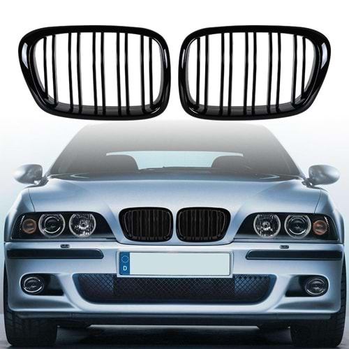 E39 M5 Front Grille Piano Black ABS / 1995-2003