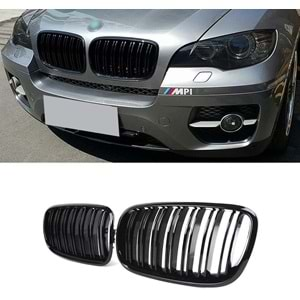 E70 X5 XM5 Technic Front Grille Piano Black ABS / 2006-2013