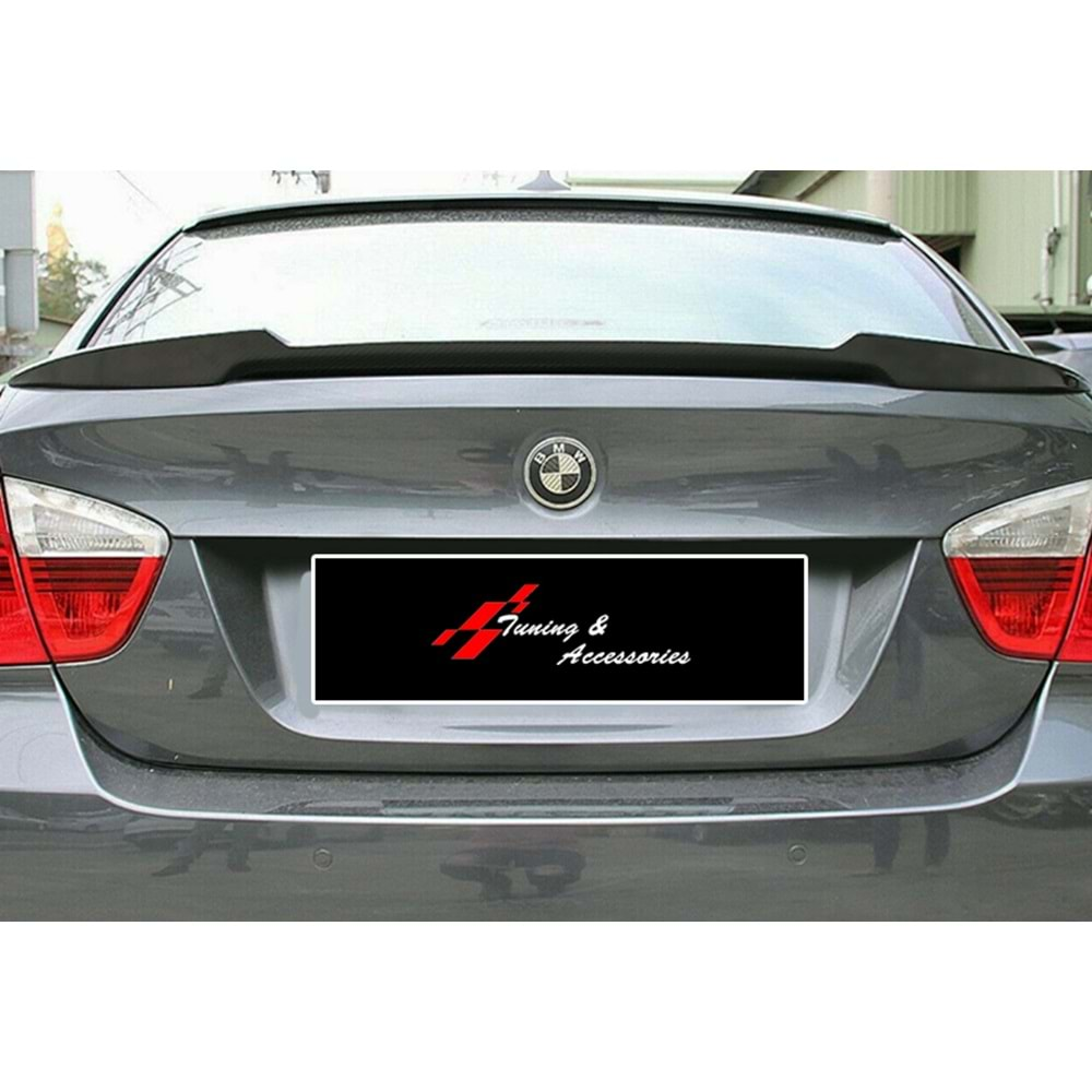 E90 M4 Style Rear Trunk Spoiler Raw Surface ABS / 2004-2011