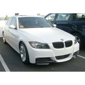 E90 M Sport / Technic Front Flaps Piano Black Vacuum Plastic / 2004-2008