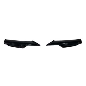 E90 M Sport / Technic Front Flaps Piano Black Vacuum Plastic / 2004-2008